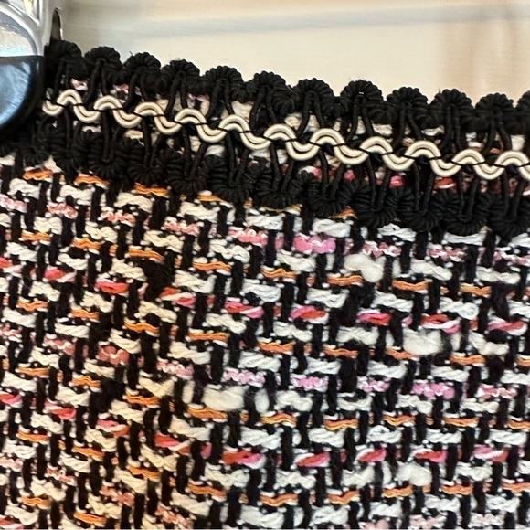 Talbots Pencil Skirt Tweed Pink & Black 6P - Picture 6 of 10